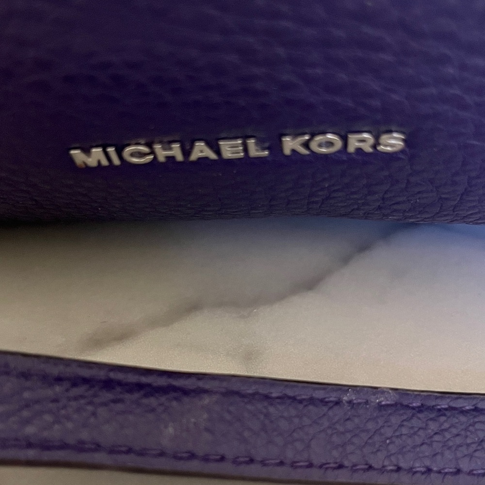 Michael Kors deep purple Crossbody Bag with Tassel - Picture 2 of 11